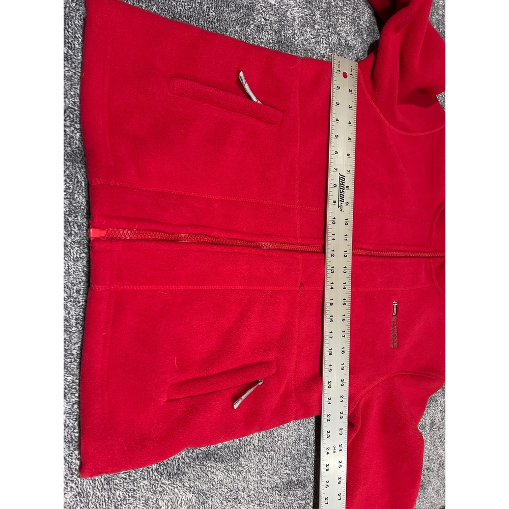 Outdoor Norway Torleon Men 086 Full Zip Fleece Jacket Red Large Expedition Team - Picture 5 of 16